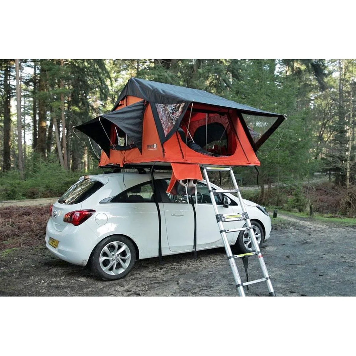 TentBox Lite (Orange Edition) 2-3 Person Roof Tent - Image 11