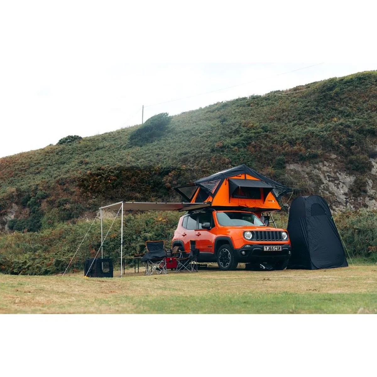TentBox Lite (Orange Edition) 2-3 Person Roof Tent - Image 12