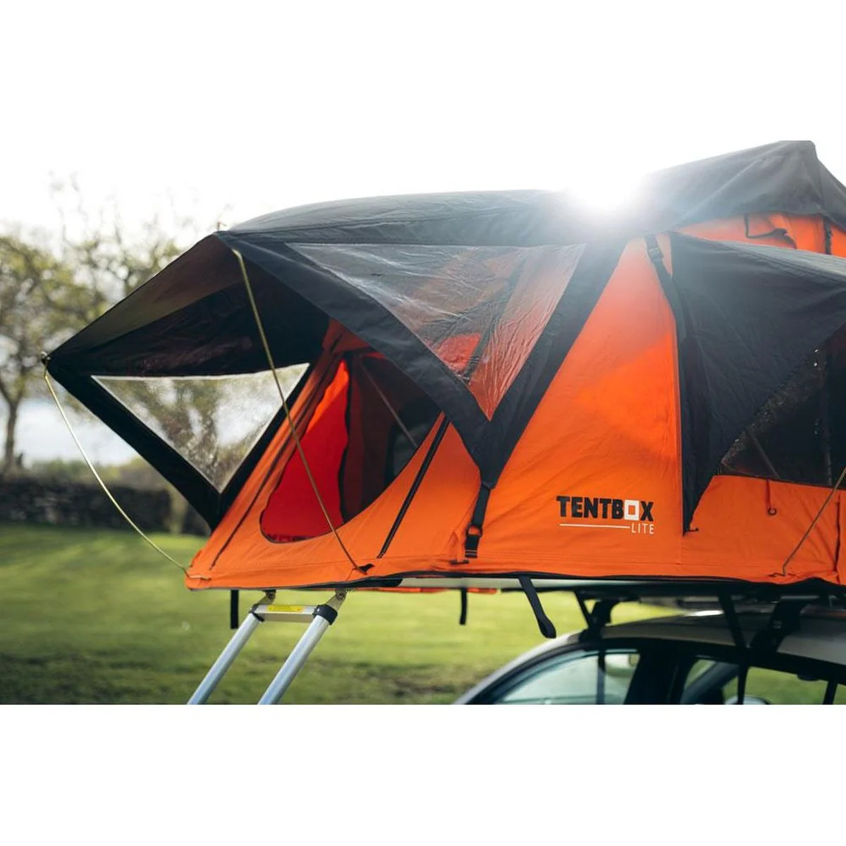 TentBox Lite (Orange Edition) 2-3 Person Roof Tent - Image 9