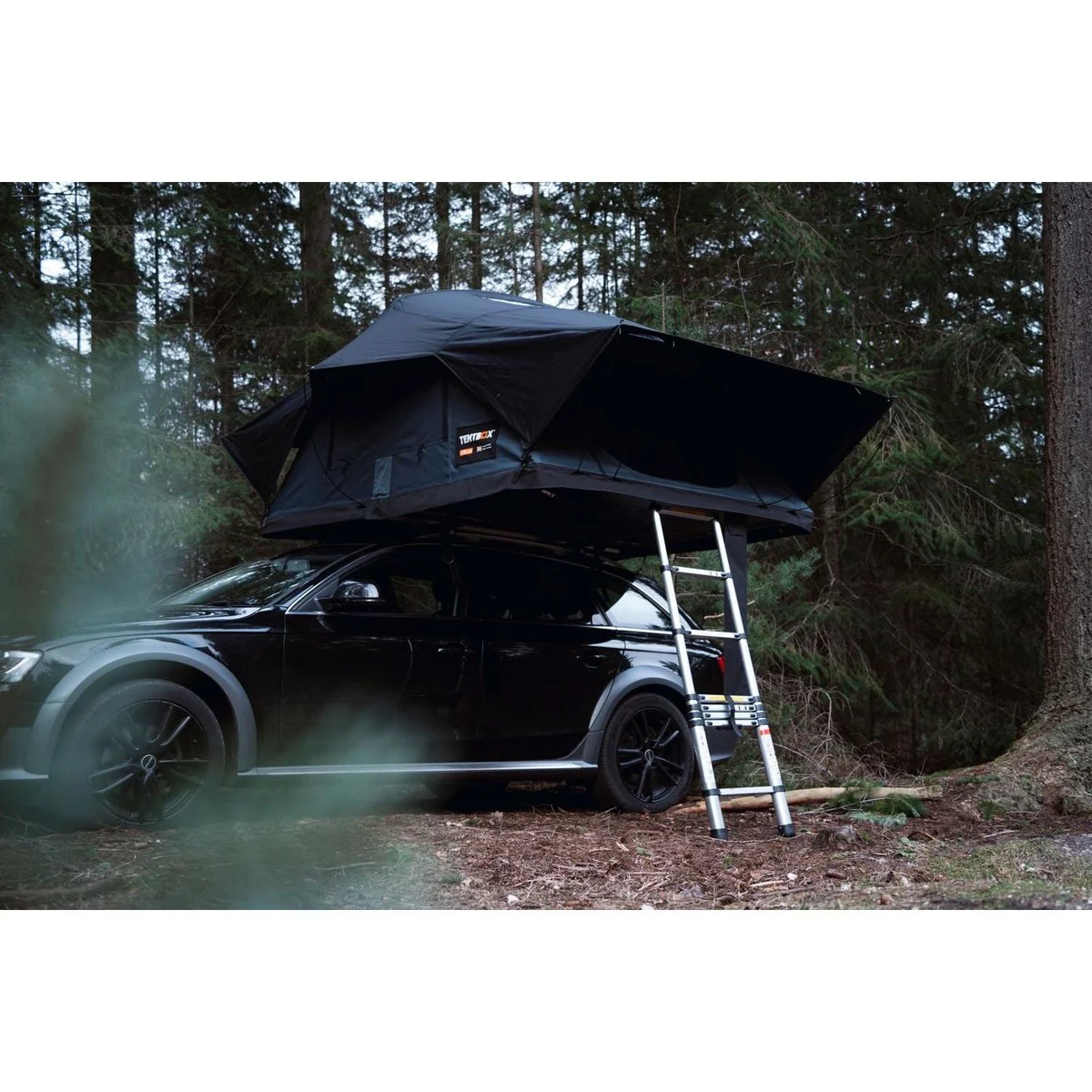 TentBox Lite XL (Slate Grey) 4 Person Roof Tent - Image 9