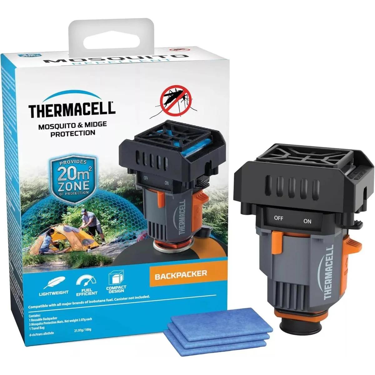 Thermacell Backpacker Mosquito Repeller 15ft Exclusion Zone Camping & Outdoors - Image 6
