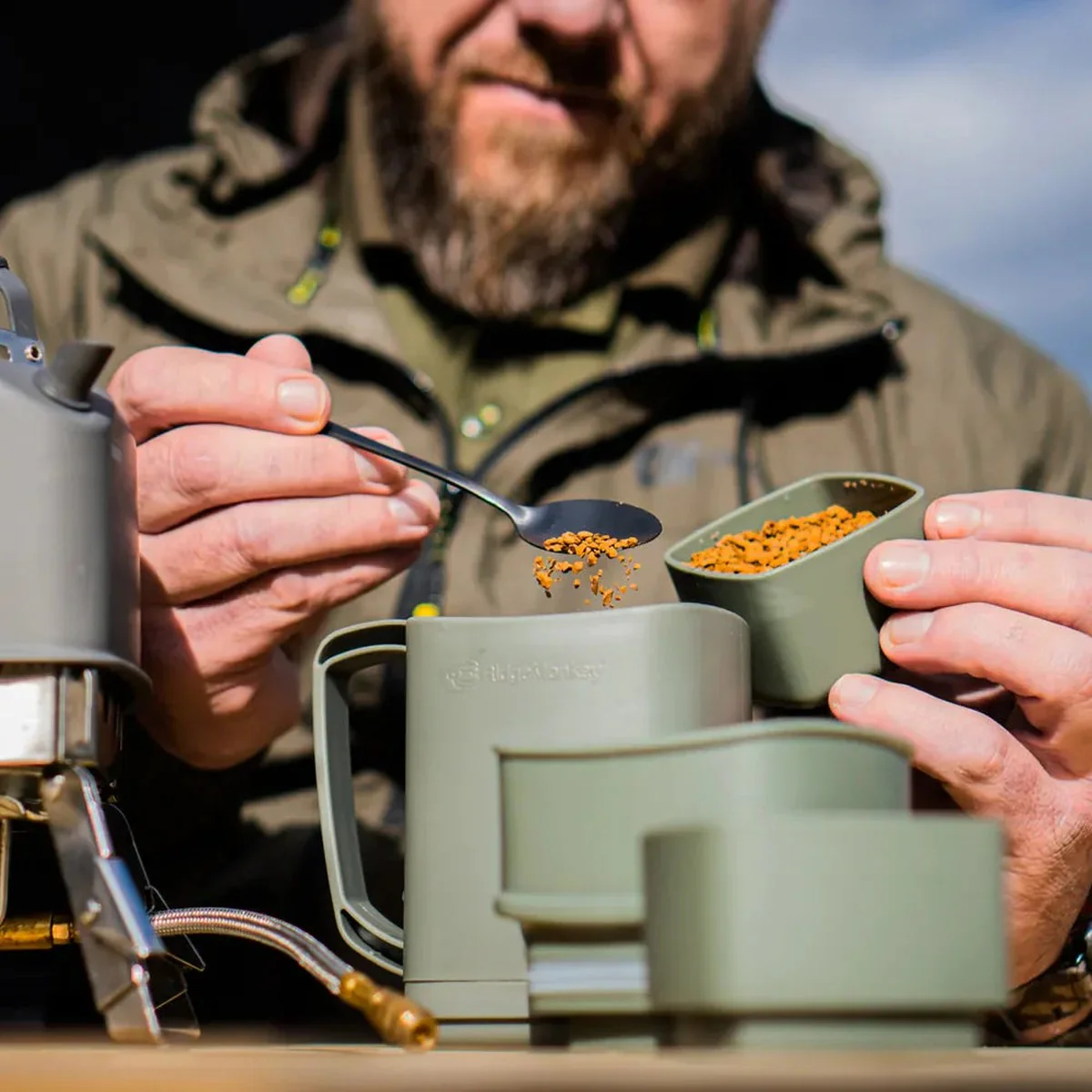 RidgeMonkey ThermoMug DLX Brew Set Green - Image 6