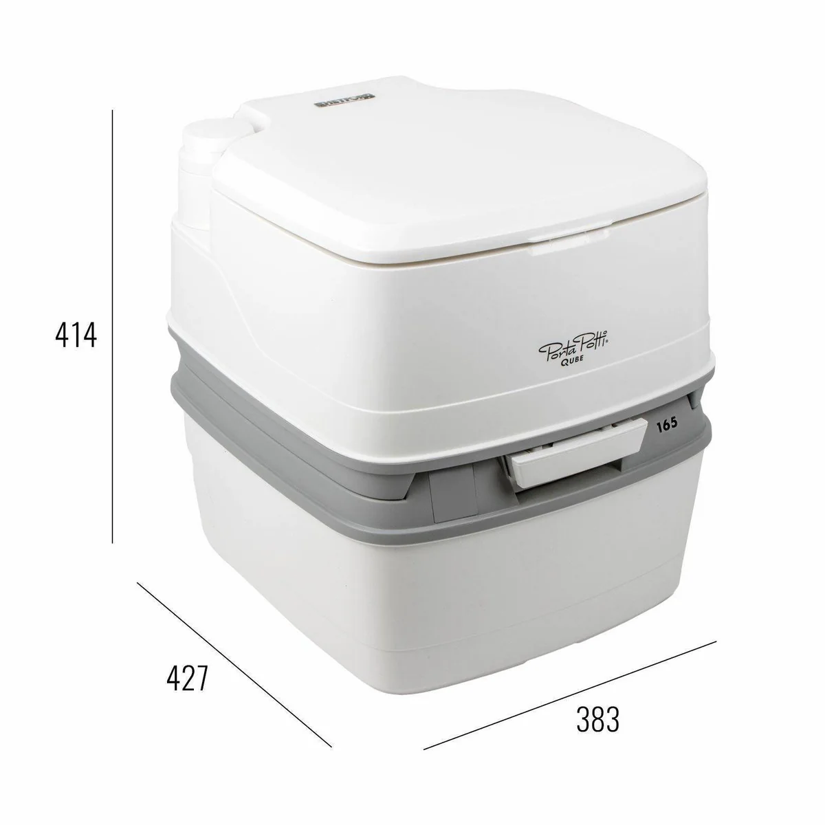Thetford 165 Porta Potti Chemical Portable Toilet + Aqua Kem Rinse - Image 7