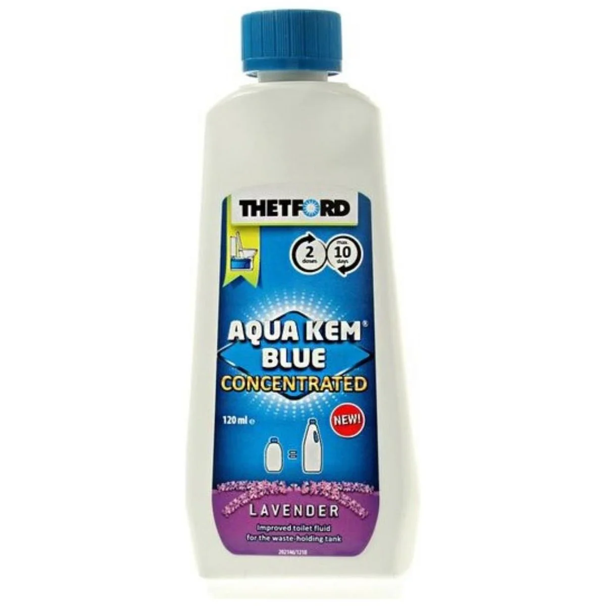 Thetford Aqua Kem Blue Aqua Rinse Mini Duo Pack Toilet Chemicals 120ML x2 - Image 2