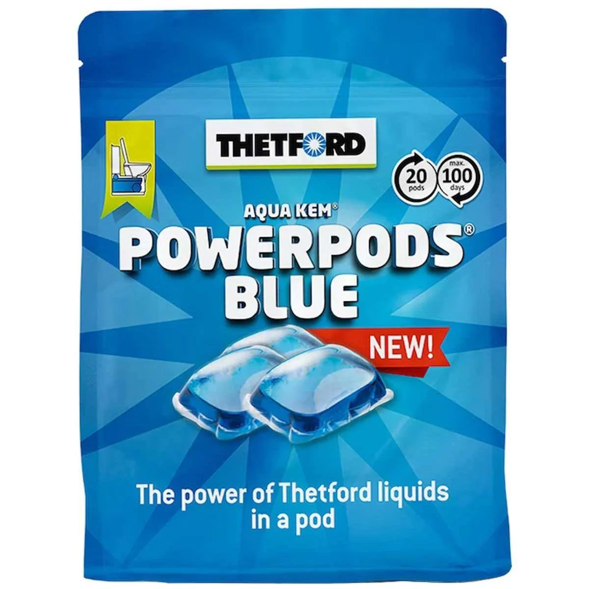 Thetford Aqua Kem PowerPods Blue (20 Pods)