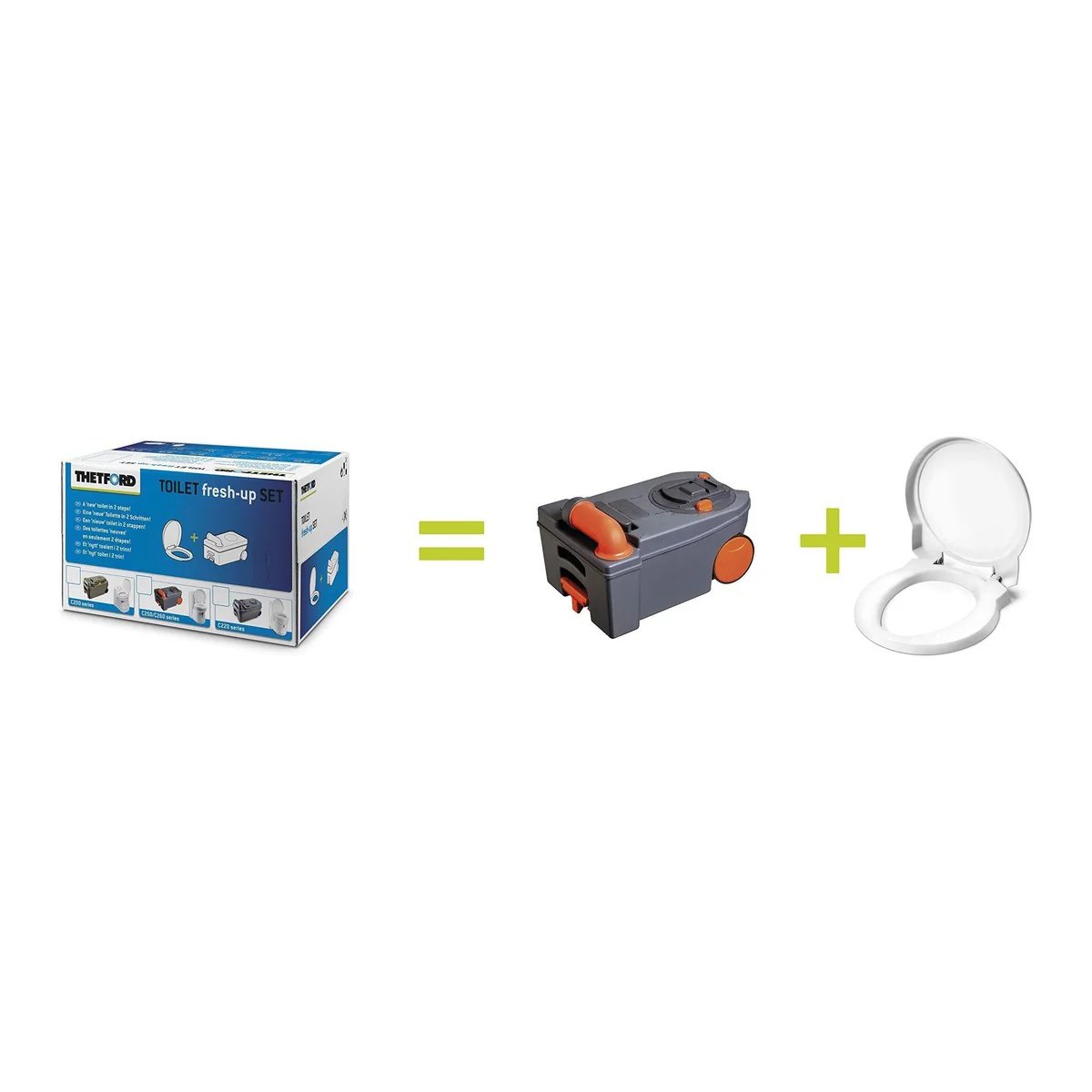 Thetford C250/C260 Toilet Fresh-Up Set 9339362 - Image 2