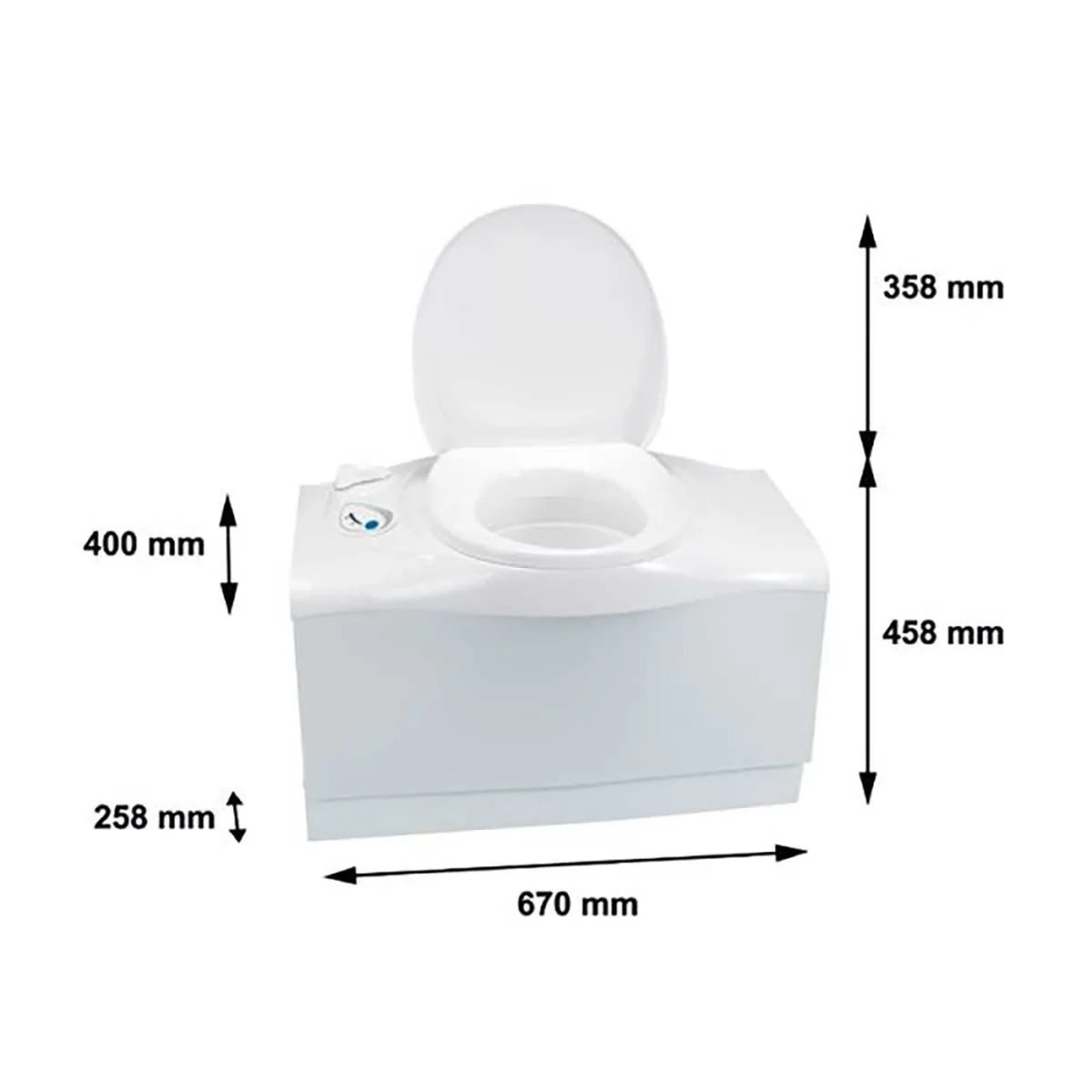 Thetford C403 Cassette Toilet Right Hand (OE Version) - Image 3