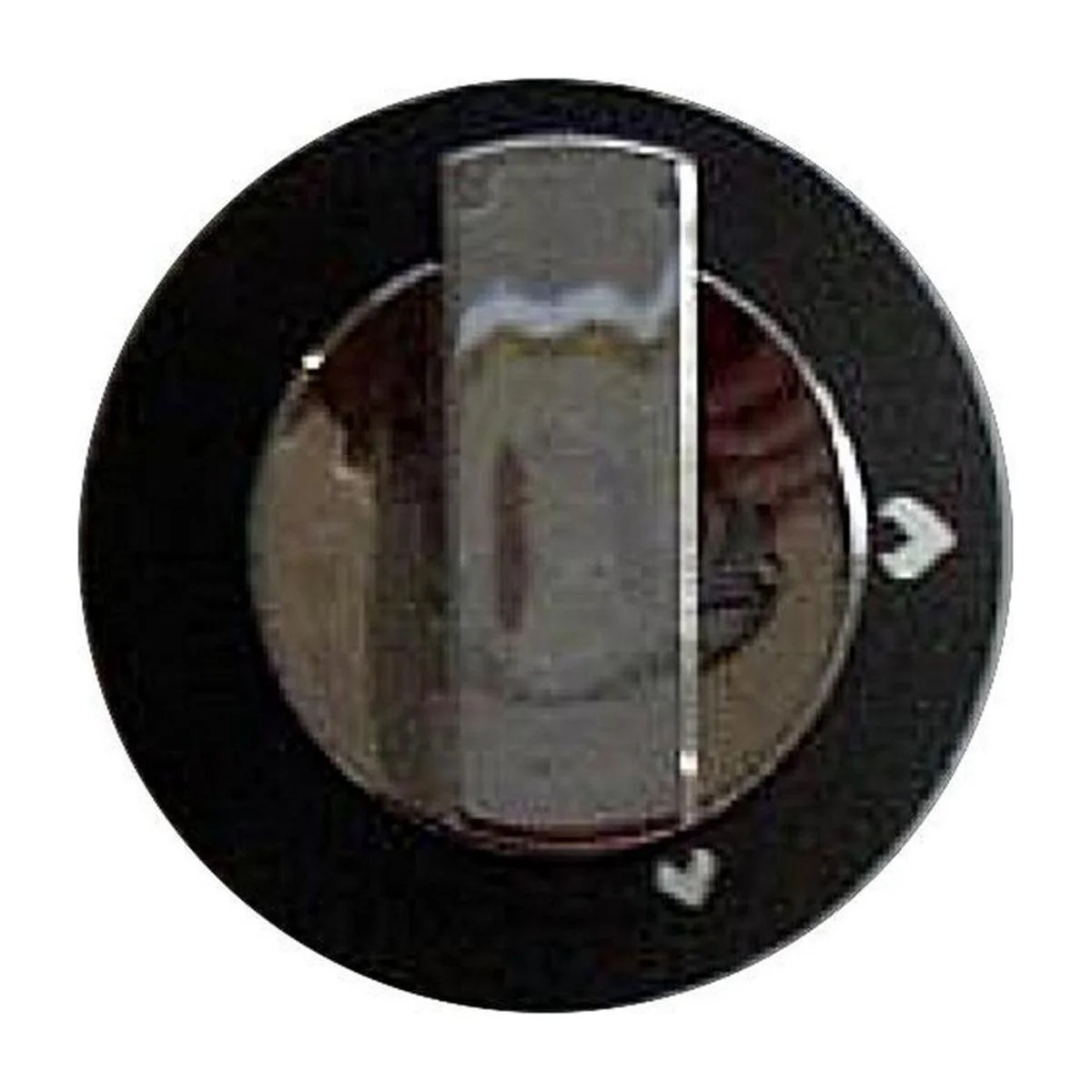 Thetford Hob Grill Knob Black & Chrome for Enigma Cookers (SPCC0590 CR)