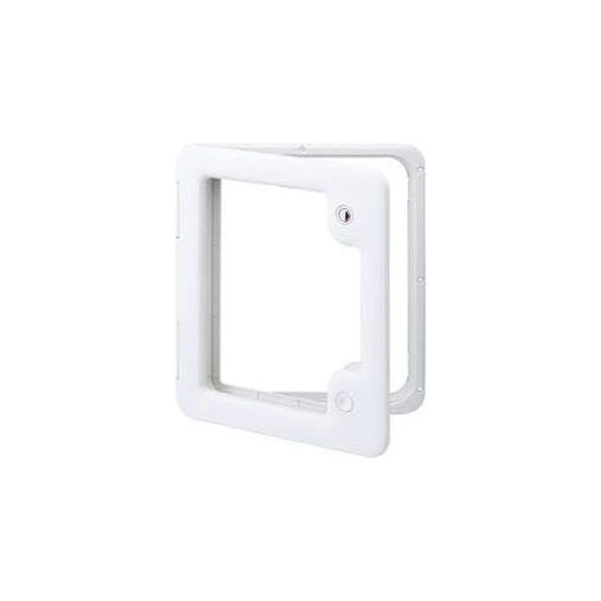 Thetford Light Grey Service Door 3 1 Lock, 1 Push Button 2680584