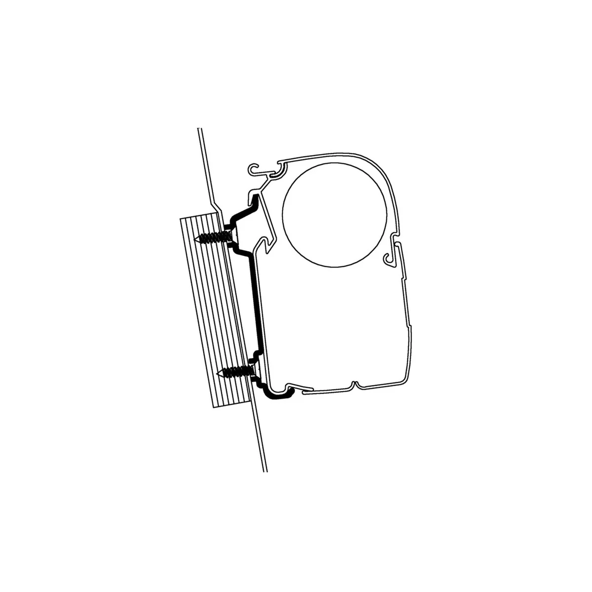 Thule Adapter Wall Ford Transit High Roof - Image 2
