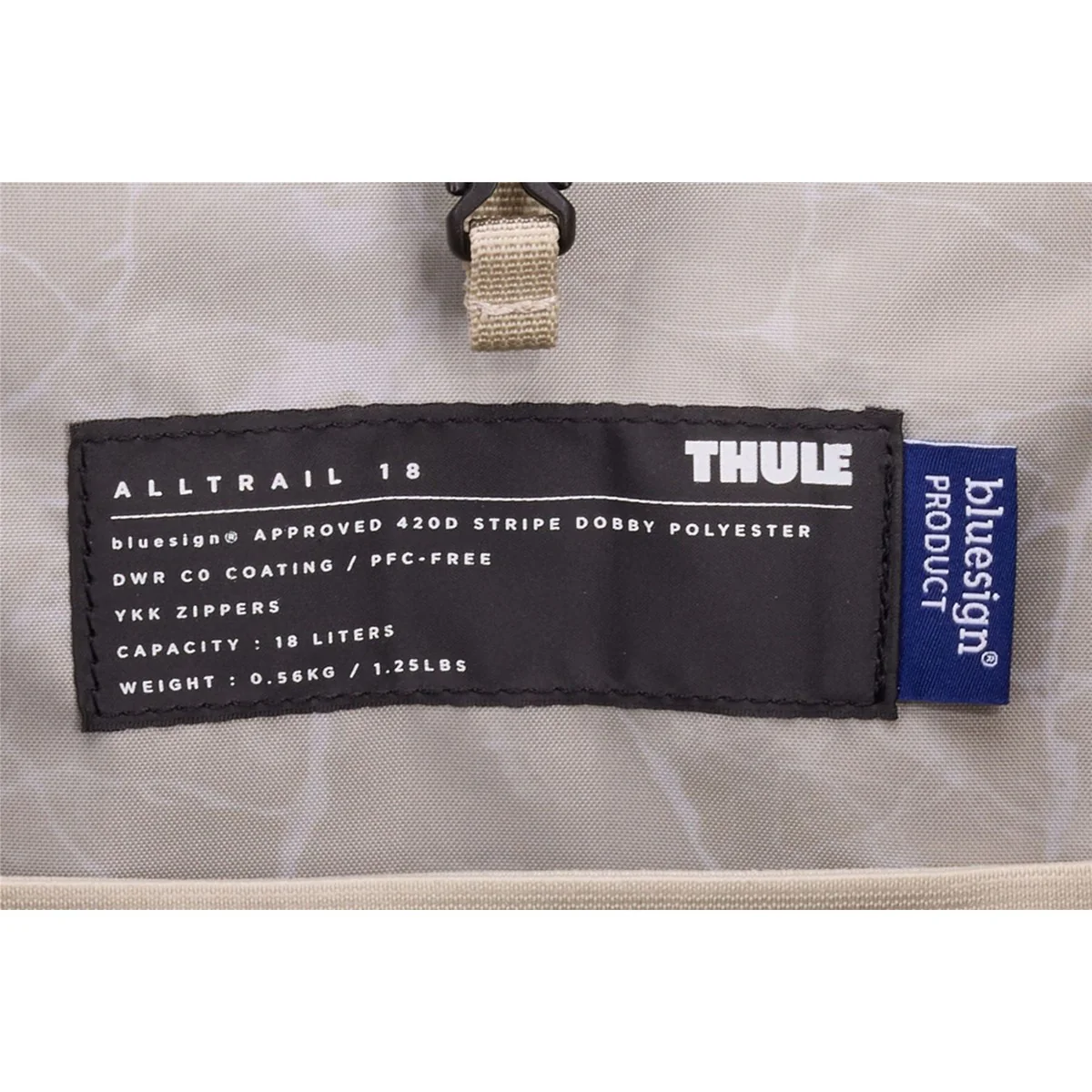 Thule AllTrail 18L daypack with rain cover Faded Khaki tan - Image 10