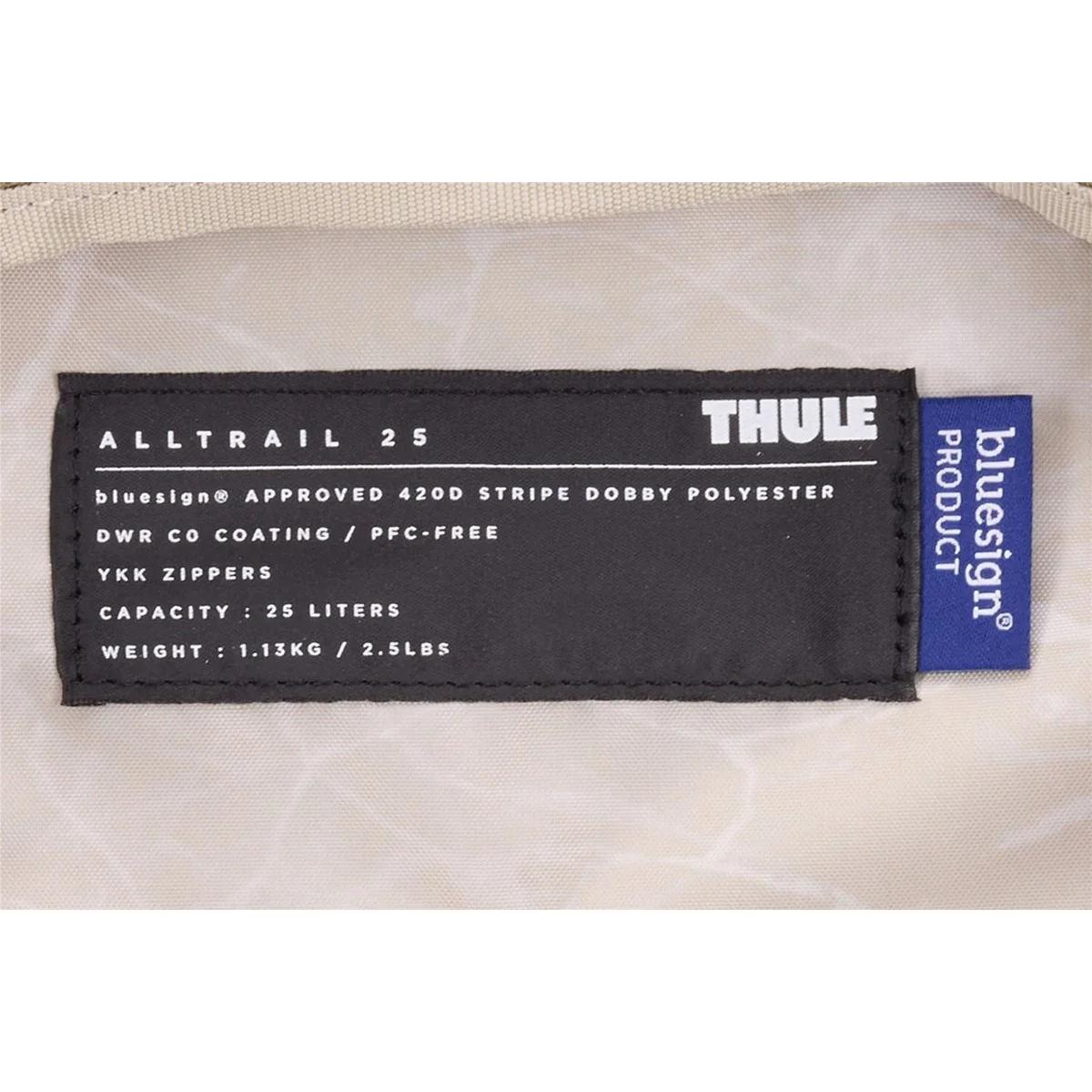 Thule AllTrail 25L daypack with rain cover Faded Khaki tan - Image 14