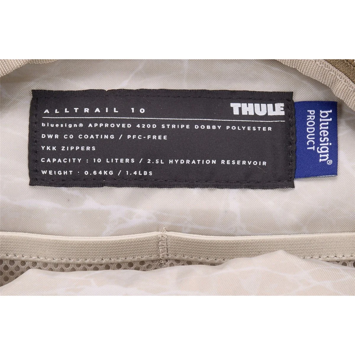 Thule AllTrail hydration pack 10L Faded Khaki tan - Image 10