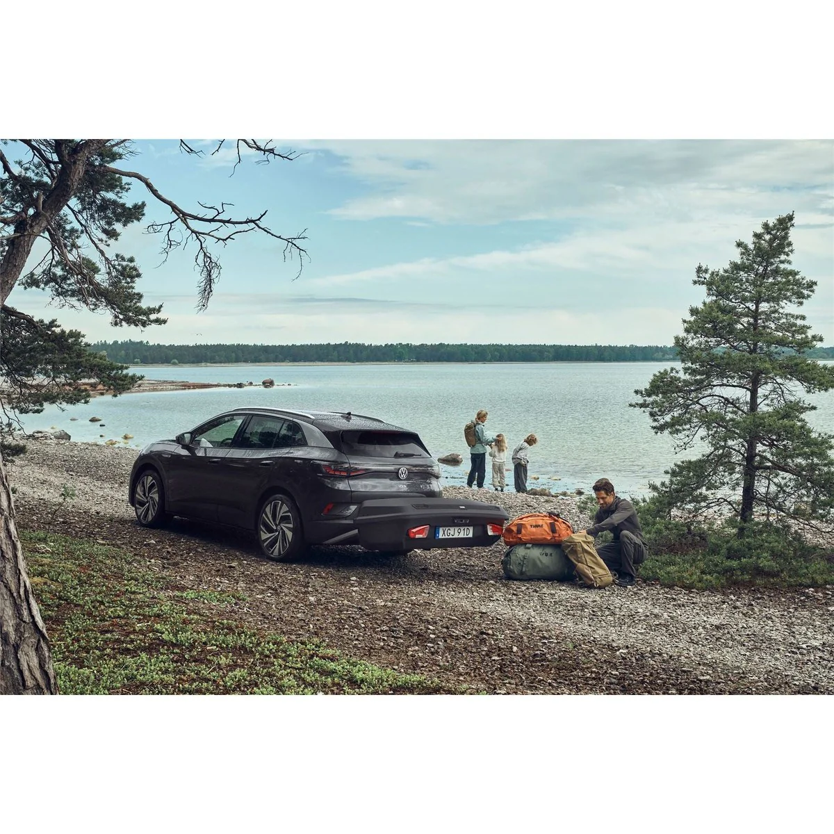 Thule Arcos Box 300l medium hard-shell towbar cargo carrier box - Image 8