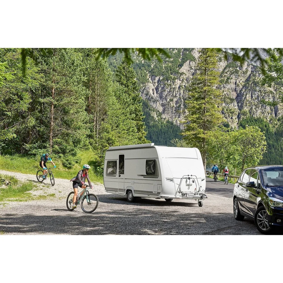 Thule Caravan Smart tiltable caravan bike rack anodised gray - Image 7