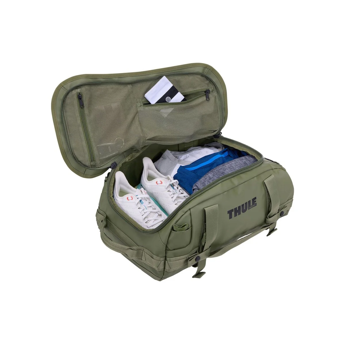Thule Chasm 30L duffel bag olivine green - Image 3