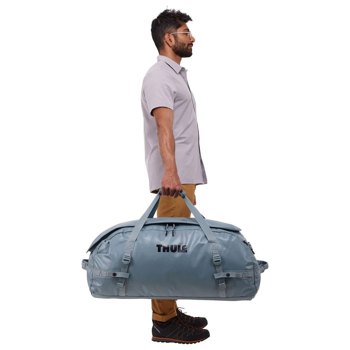 Thule Chasm 90L duffel bag Pond - Image 6