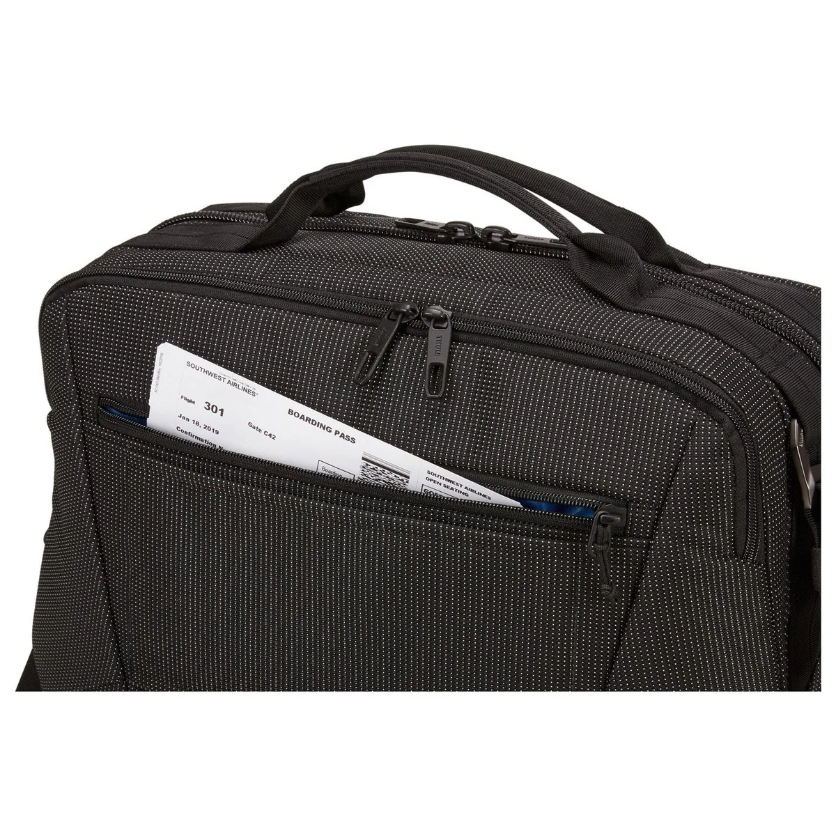 Thule Crossover 2 Boarding Bag Black Carry-on Luggage - Image 7