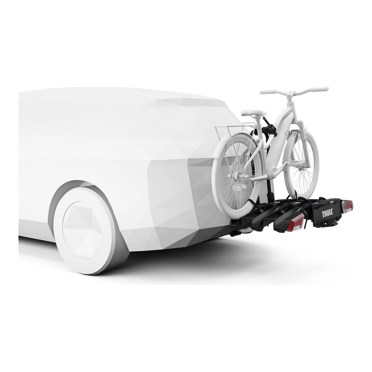 Thule EasyFold 3 Three-bike platform towbar bike rack black