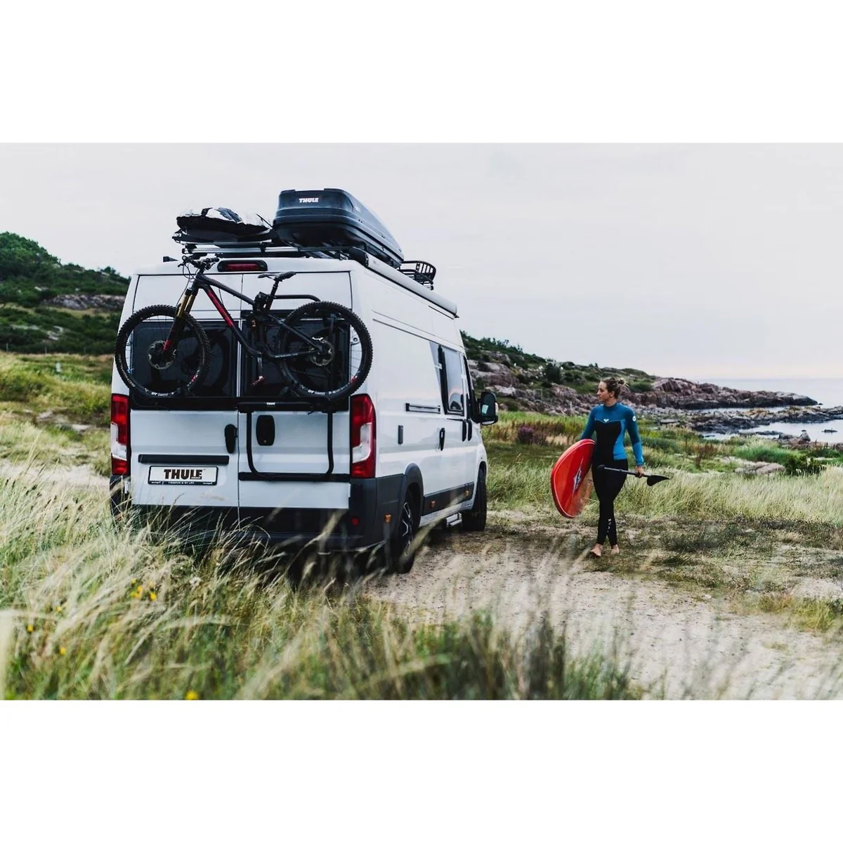Thule Elite Van XT van bike rack fits Fiat Ducato/Citroen Jumper/Peugeot Boxer/Ram Pro Master black - Image 6