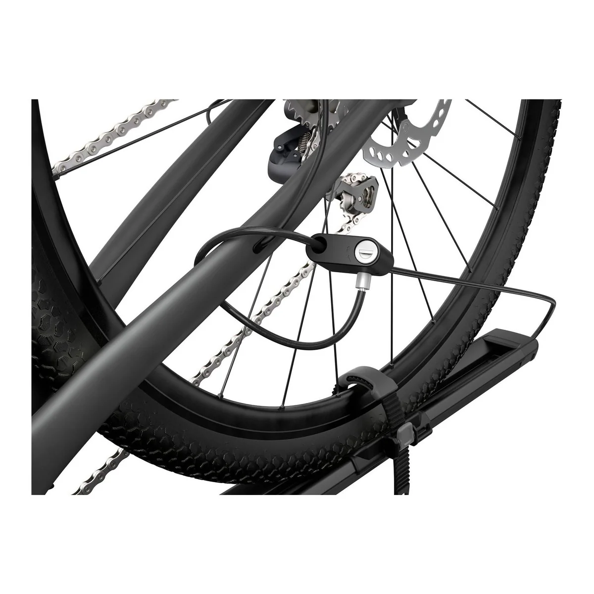 Thule Fast Ride roof bike rack fork mount black Roof Bike Rack - Image 5