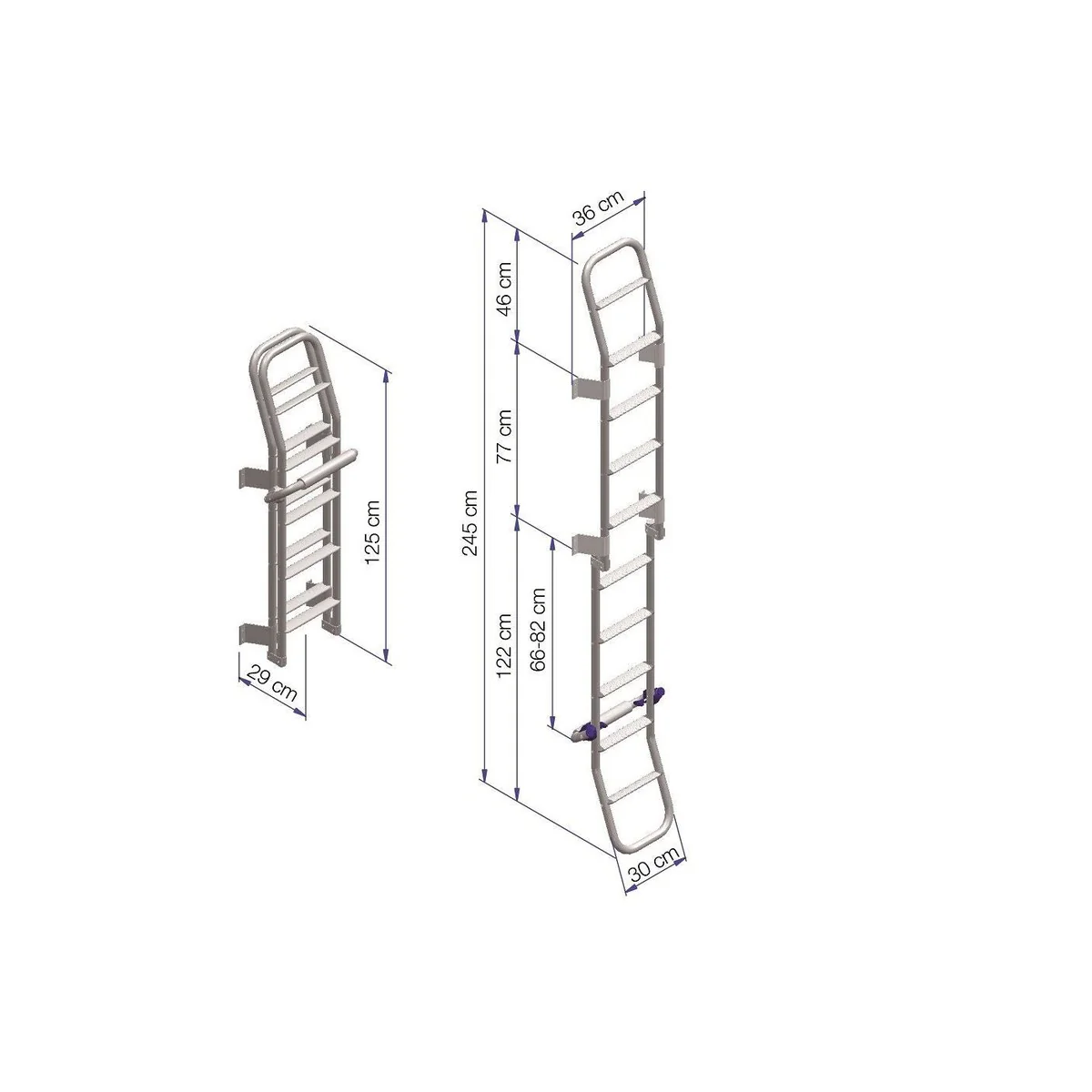 Thule Ladder 10 Steps Double 307488 - Image 3