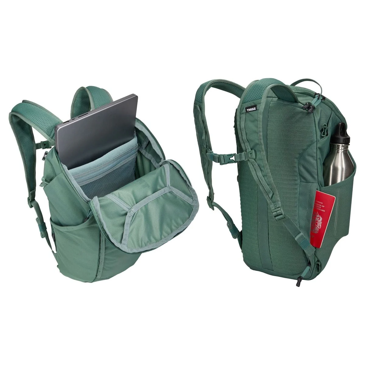 Thule Landmark 60L travel pack hazy green - Image 11