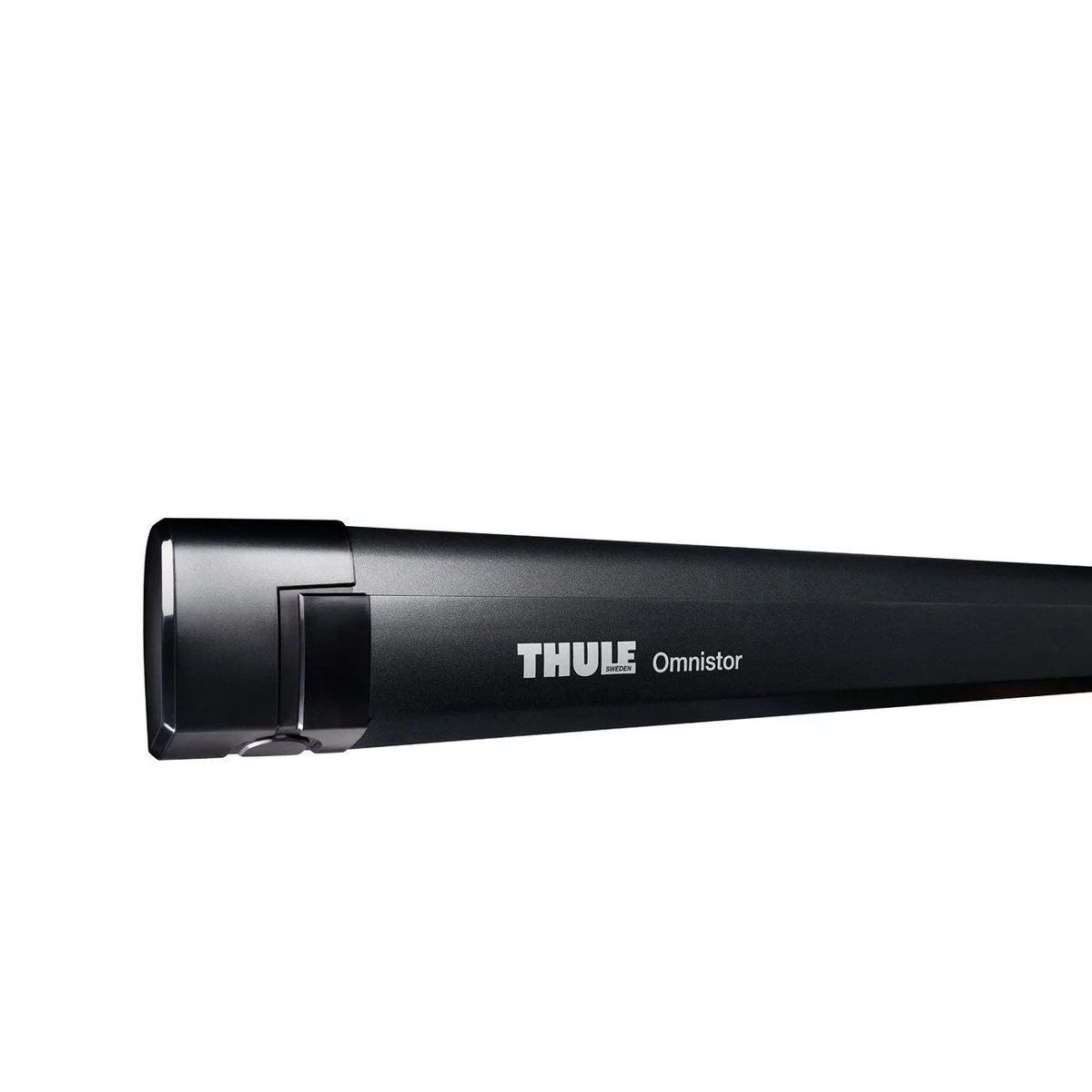 Thule Omnistor 5200 4.55x2.50m Wall Awning Motorised 12V Anthracite with Fabric Finish Mystic Grey