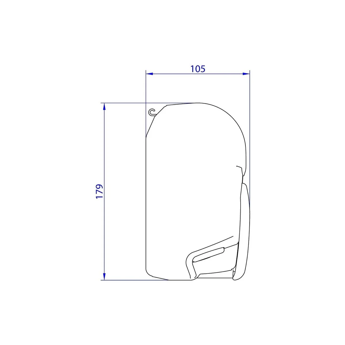 Thule Omnistor 8000 wall awning 5.50x2.75m anthracite black frame, fabric mystic gray - Image 4