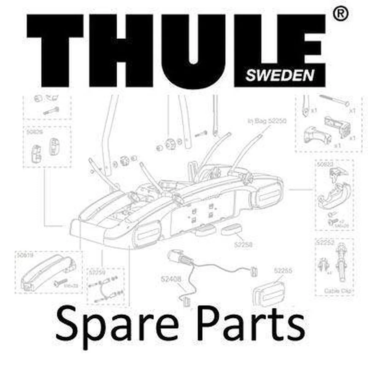 Thule Omnistor Adjusting Lever Repair Kit For Support Leg 2009 Onwards Post 2009 - Image 3