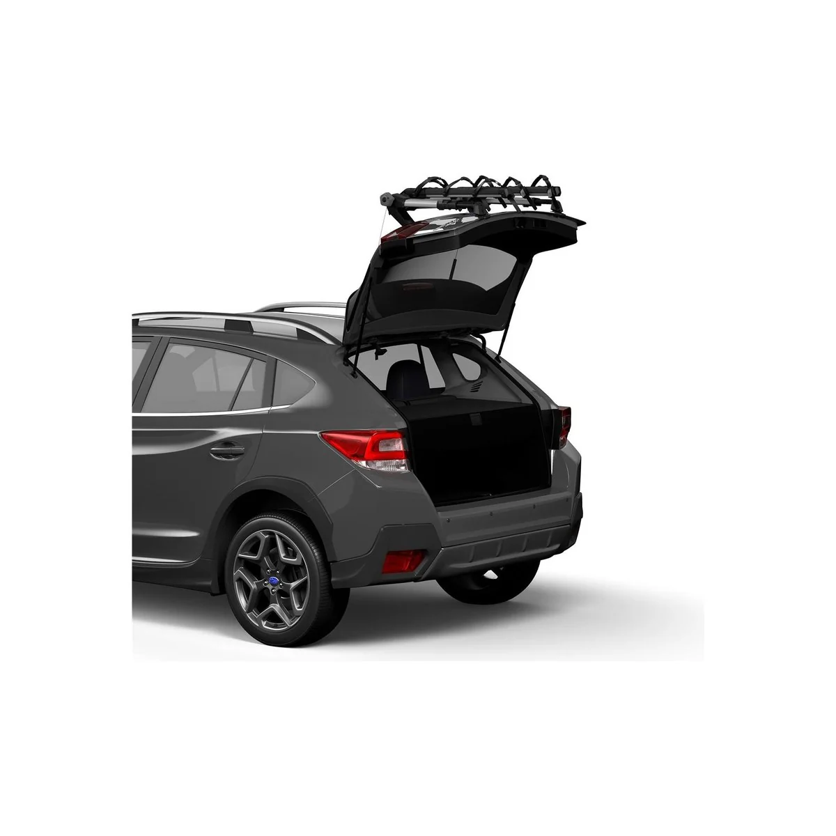 Thule Out Way Hanging three-bike hanging trunk bike rack aluminium Boot Bike Rack - Image 5
