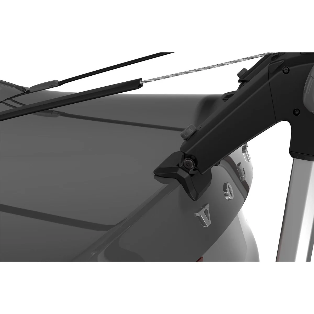 Thule Out Way Hanging three-bike hanging trunk bike rack aluminium Boot Bike Rack - Image 8