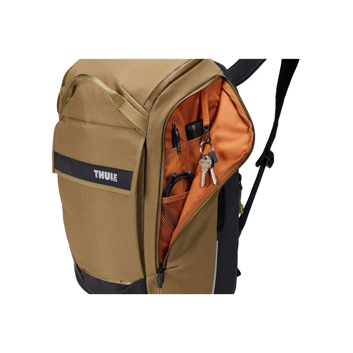 Thule Paramount hybrid bike pannier and backpack 26L tan beige - Image 10