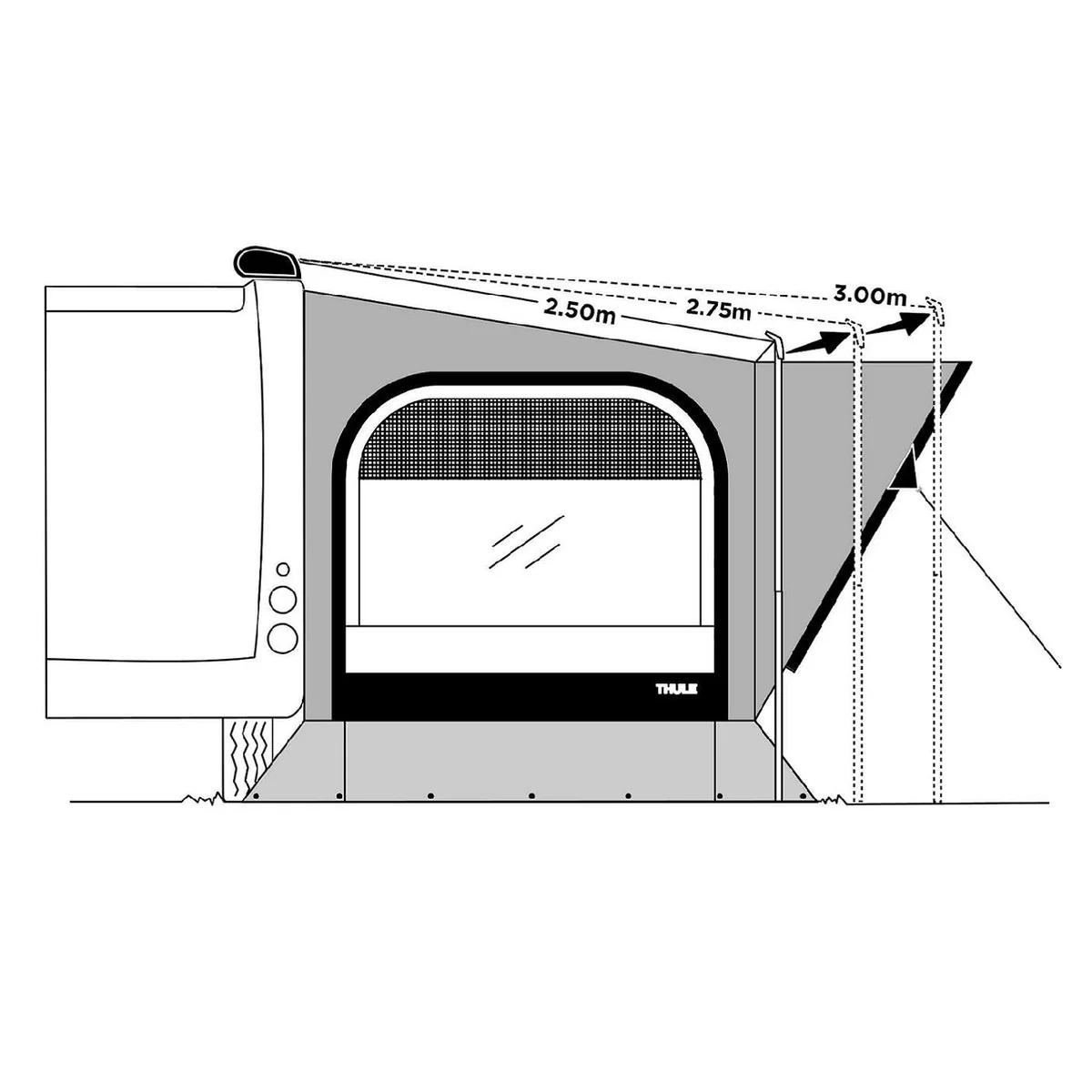 Thule Projection Kit for Thule QuickFit Tent - Image 2