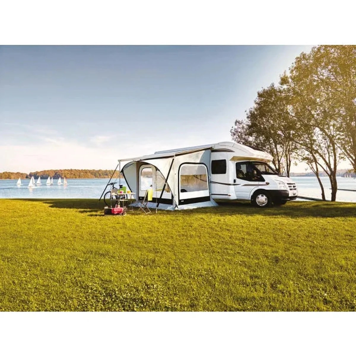 Thule QuickFit awning tent 3.60m medium black/gray/white
