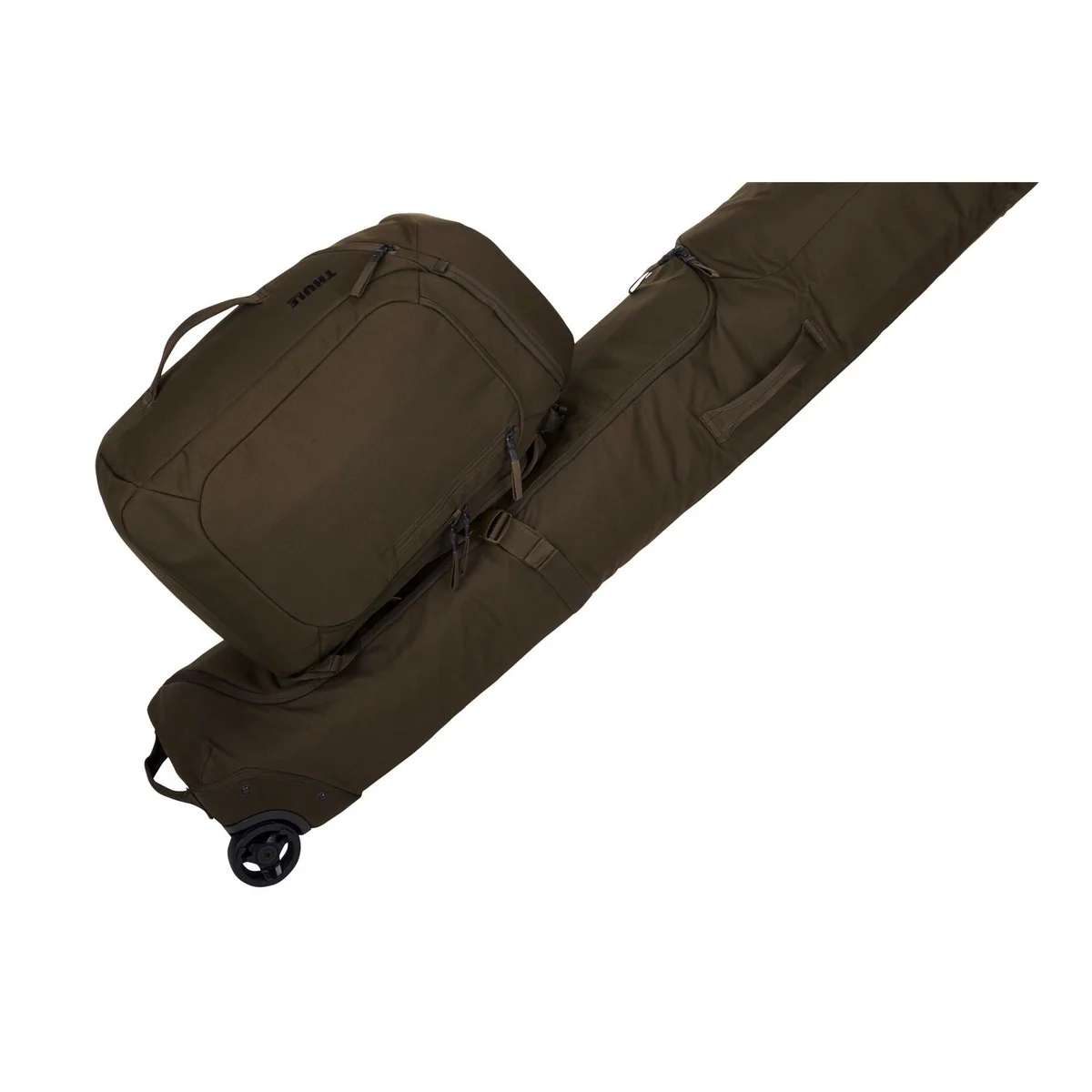 Thule RoundTrip Snowboard and ski boot backpack 60L deep khaki - Image 7