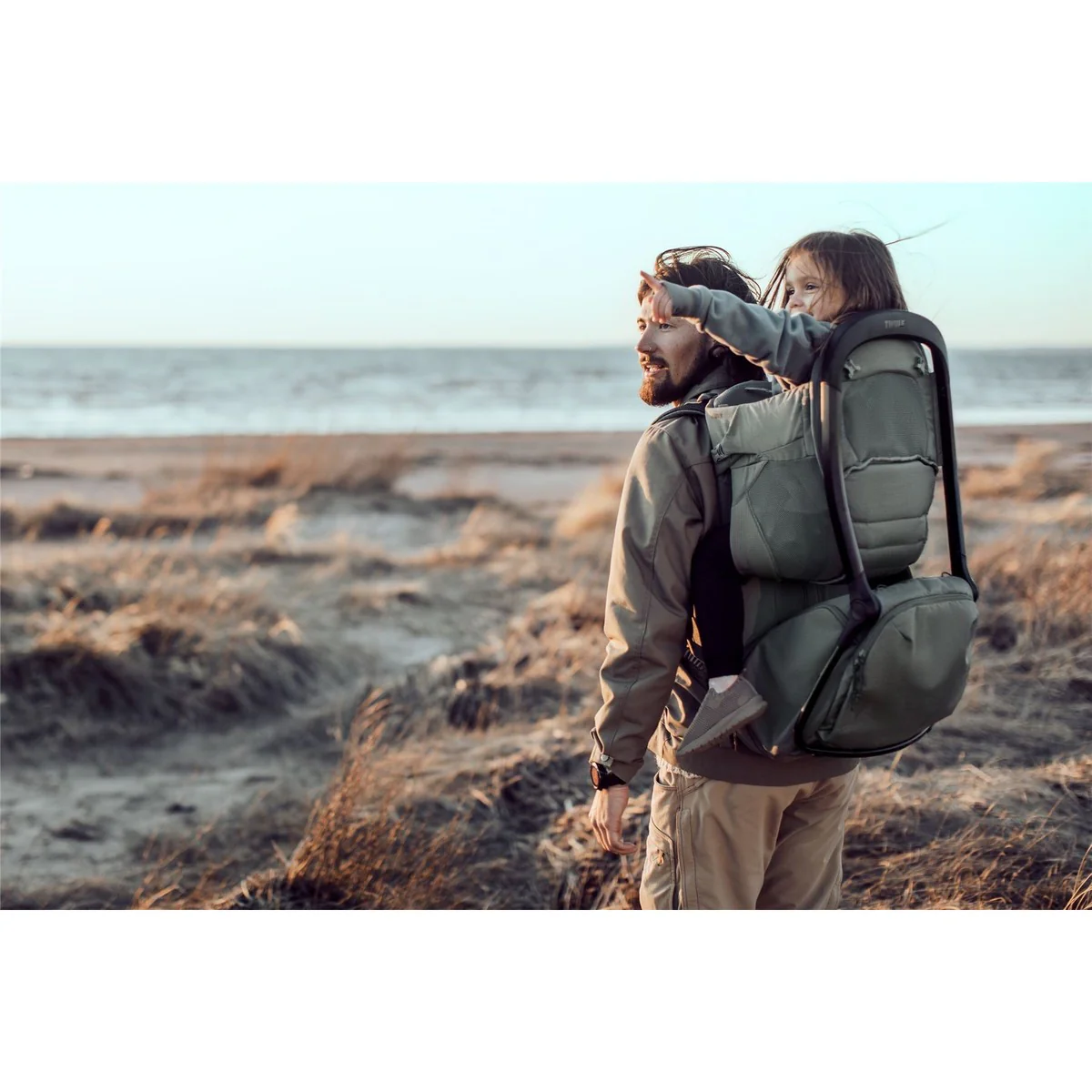 Thule Sapling baby rucksack agave green Baby backpack - Image 2
