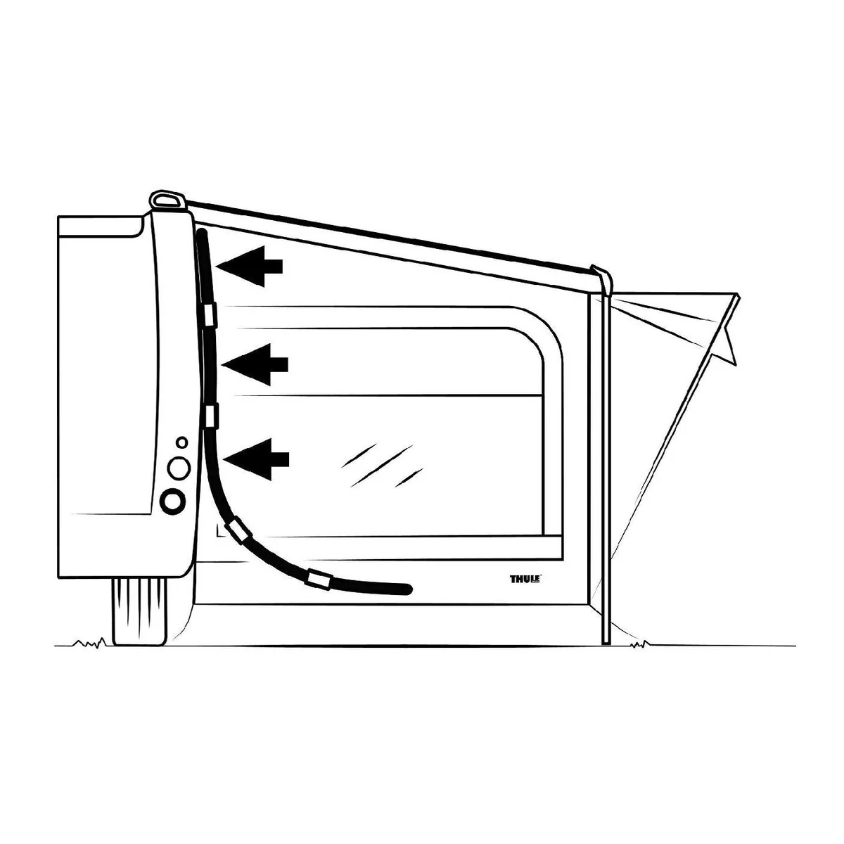 Thule Side Tensioning Kit for Thule QuickFit Tent - Image 3