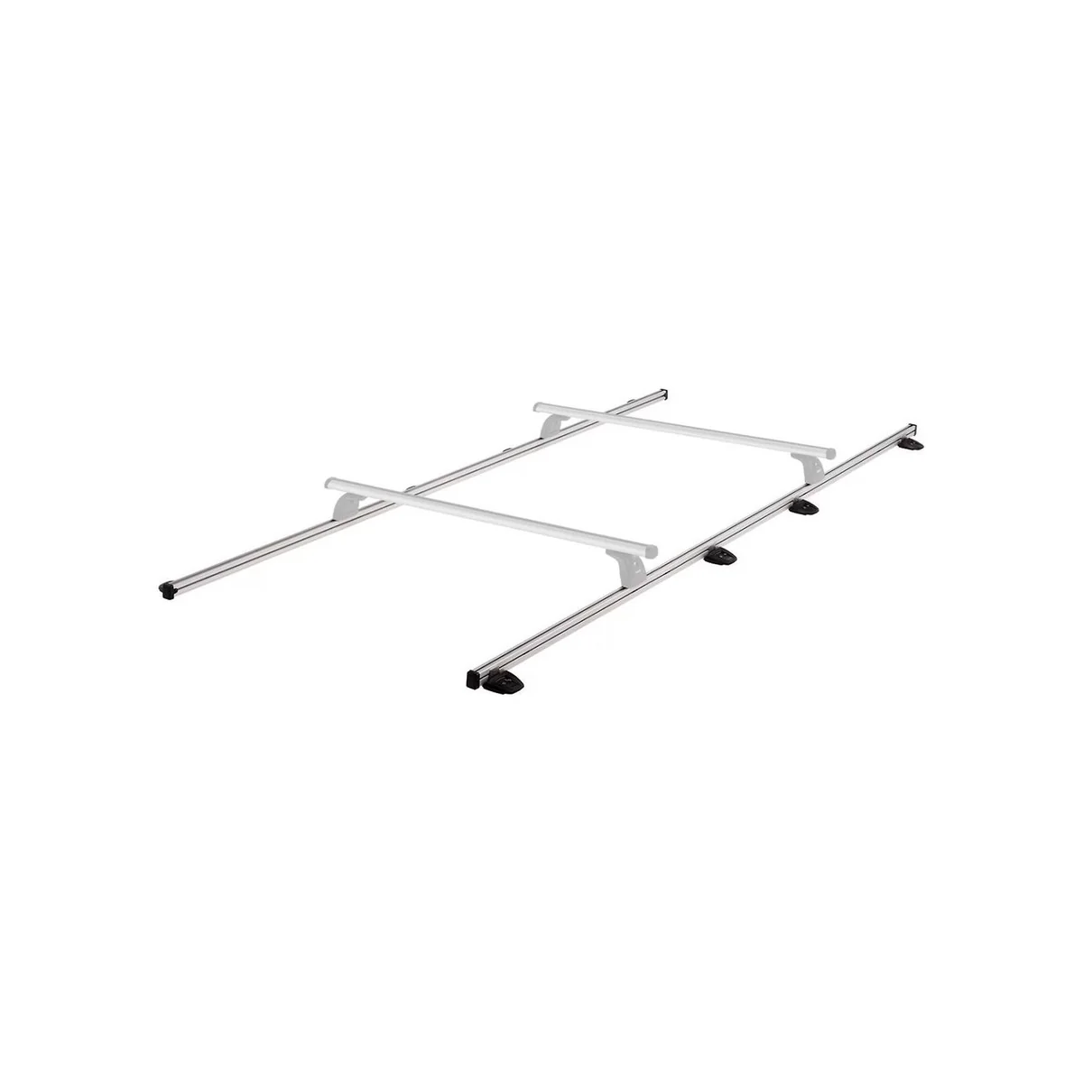 Thule SmartClamp System L2H2 van roof rack base rails L2H2 6 fixpoints aluminium