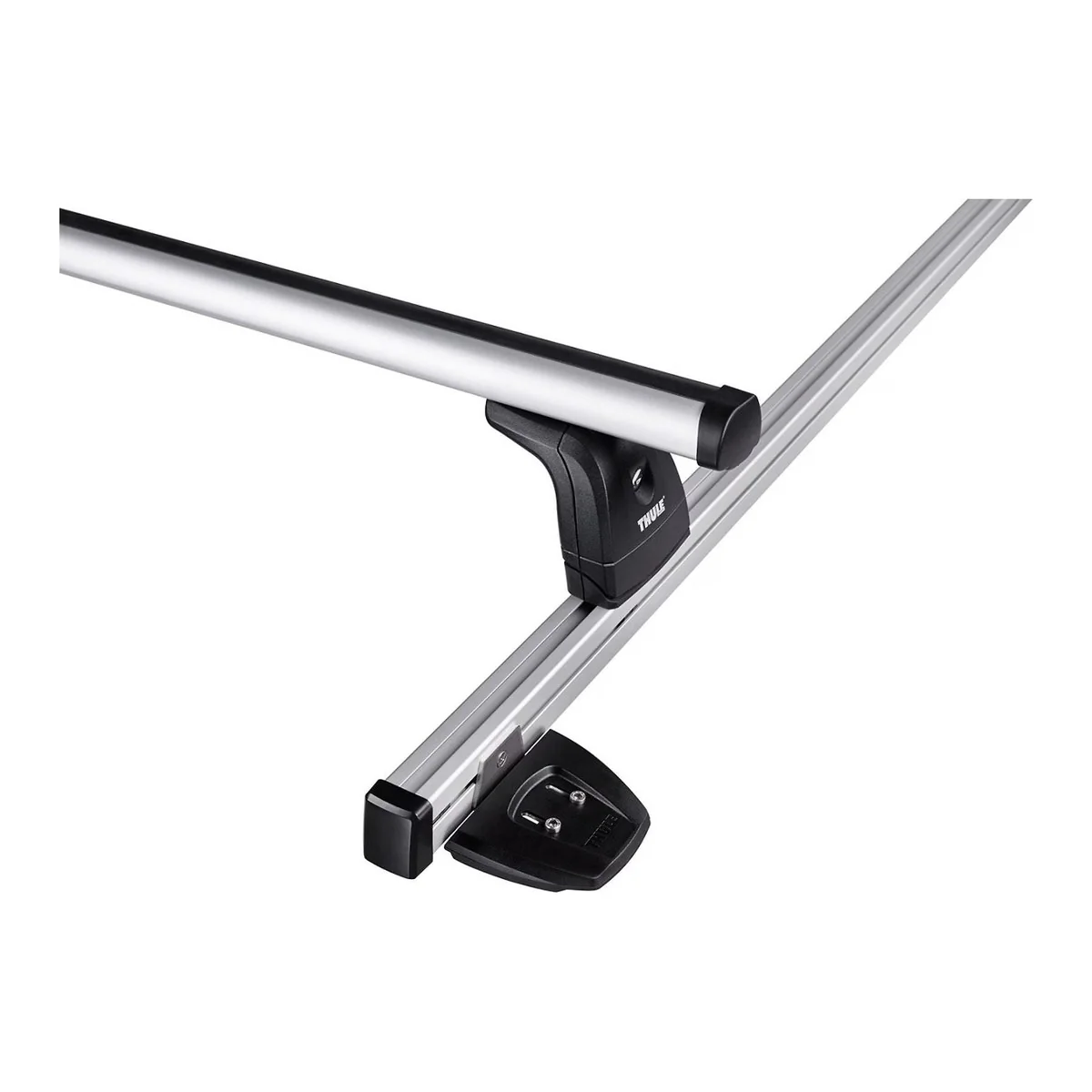 Thule SmartClamp System L2H2 van roof rack base rails L2H2 6 fixpoints aluminium - Image 2