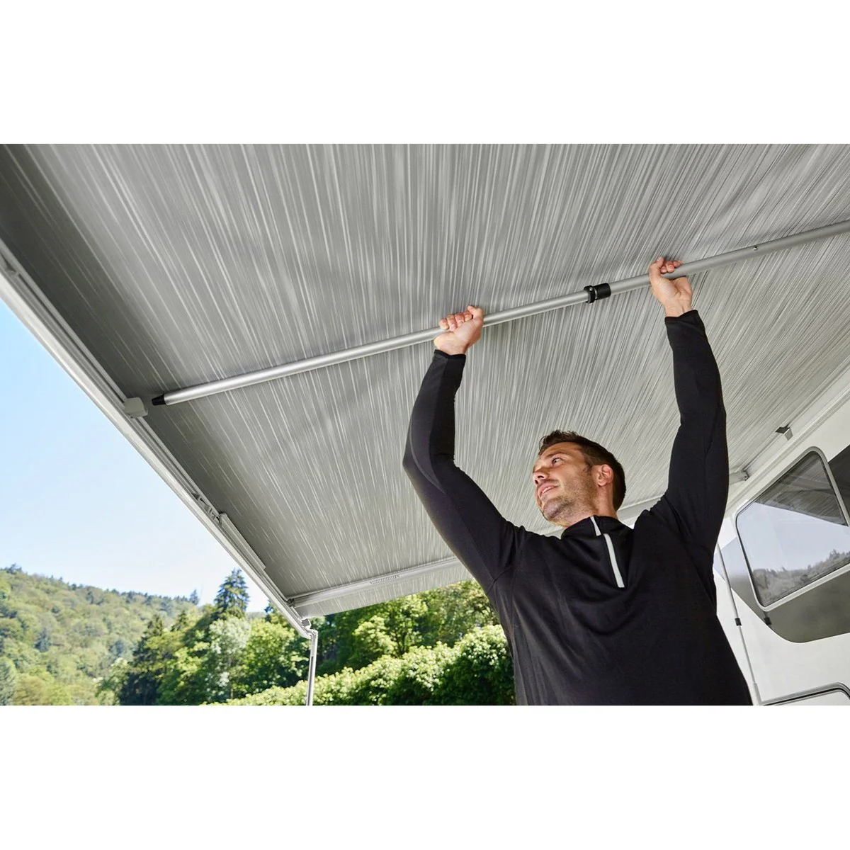 Thule Tension Rafter G2 Wall Aluminium 2.00m - Image 4