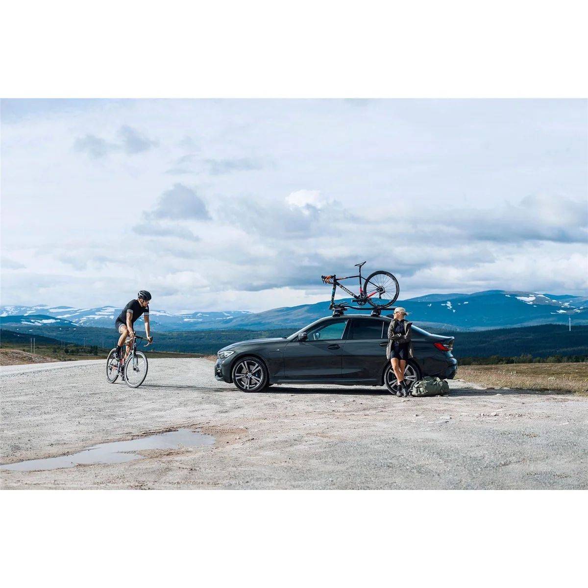 Thule TopRide Roof Bar Fork Mounted Lockable Single Bike Cycle Carrier 568 - Image 12