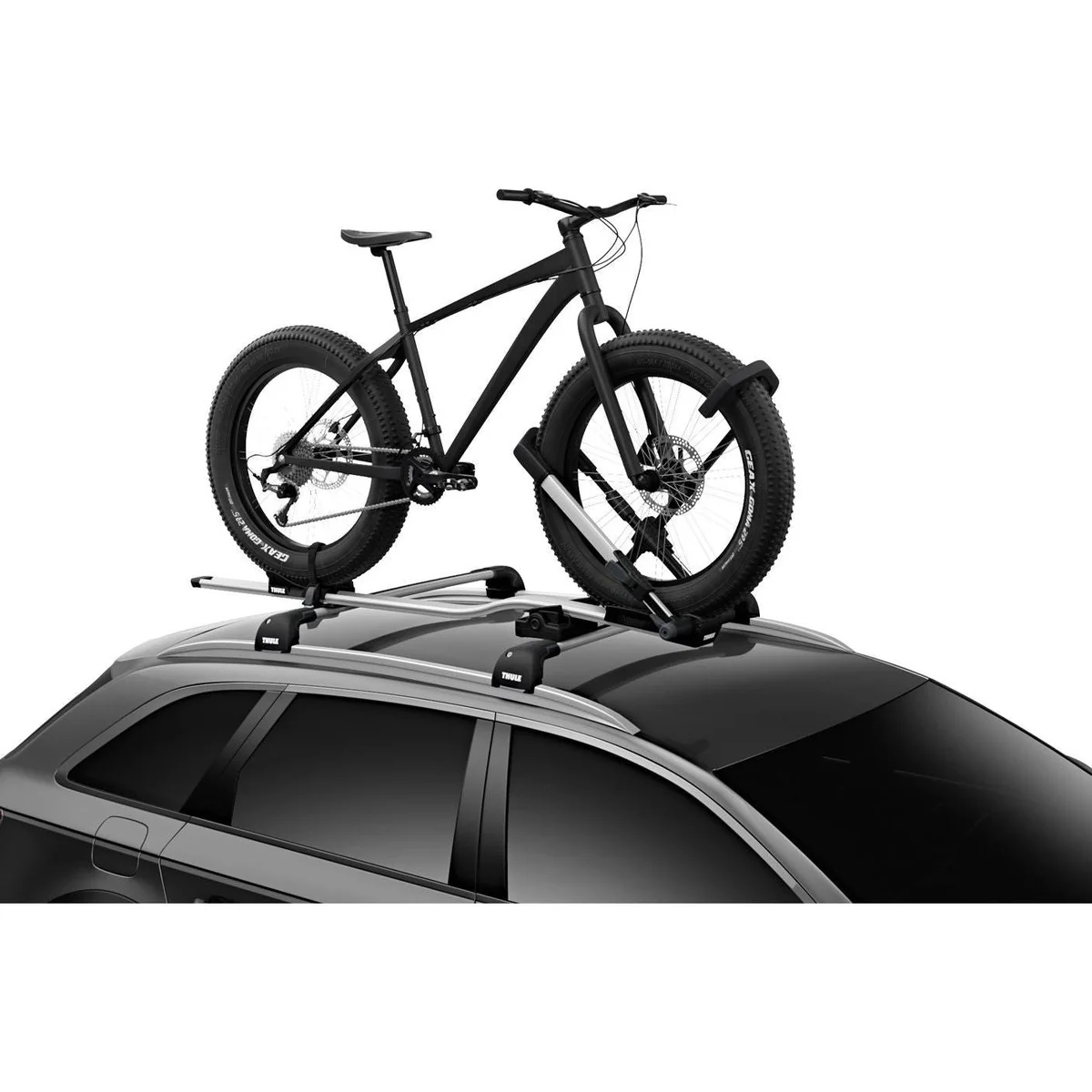 Thule Up Ride roof top bike rack wheel mount black/aluminium Roof Bike Rack - Image 4