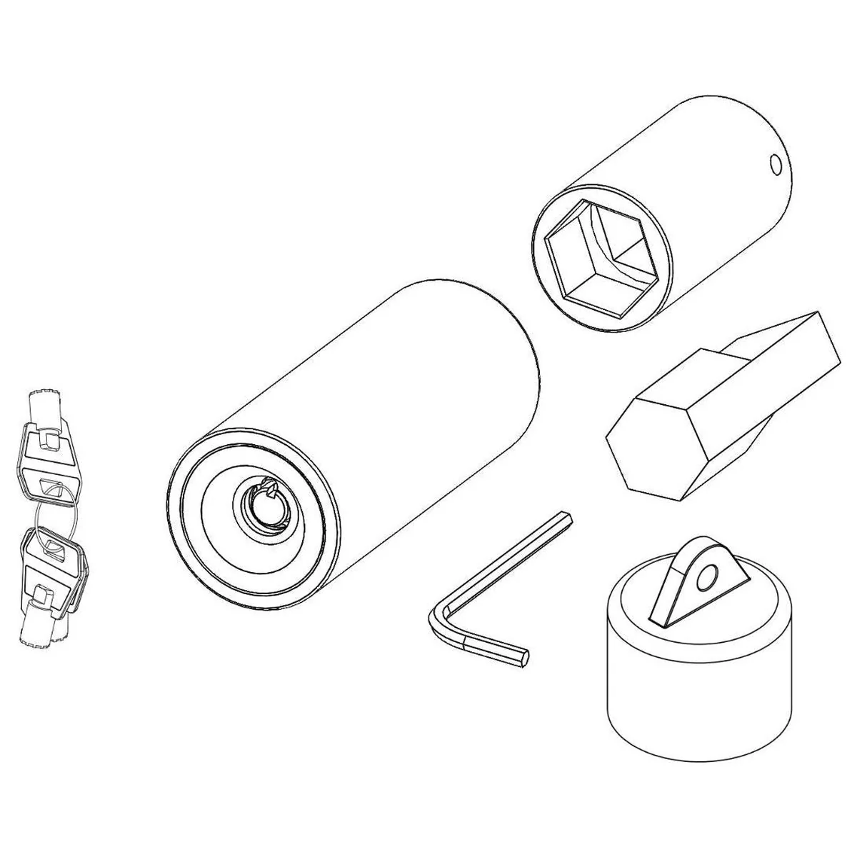 Torpedo Full Stop Purpleline Security Corner Steady Leg Lock Caravan Accessory - Image 6