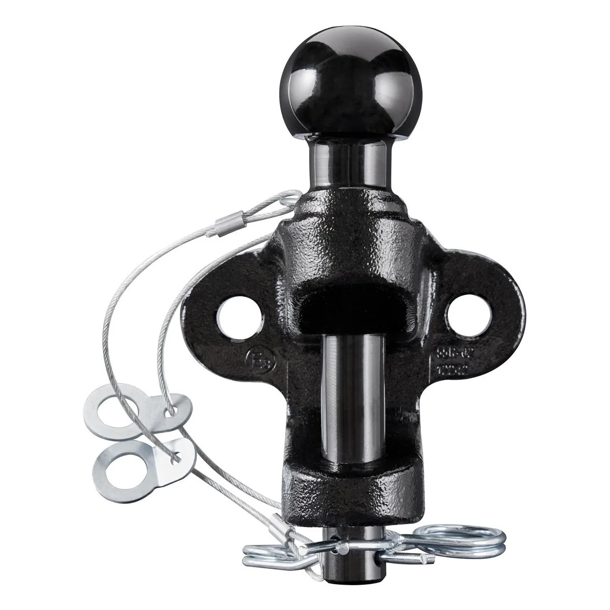 Tow Bar Ball and Pin Coupling 50mm Tow Hitch E approved Tow Jaw Black - Image 2