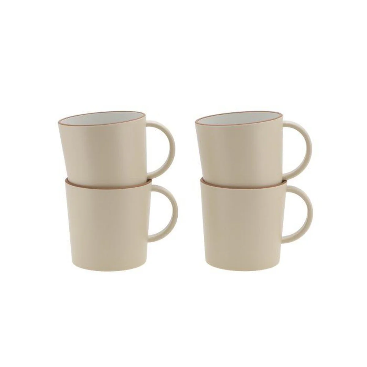 Travellife Avila (Rpet) Mug 4Pc White