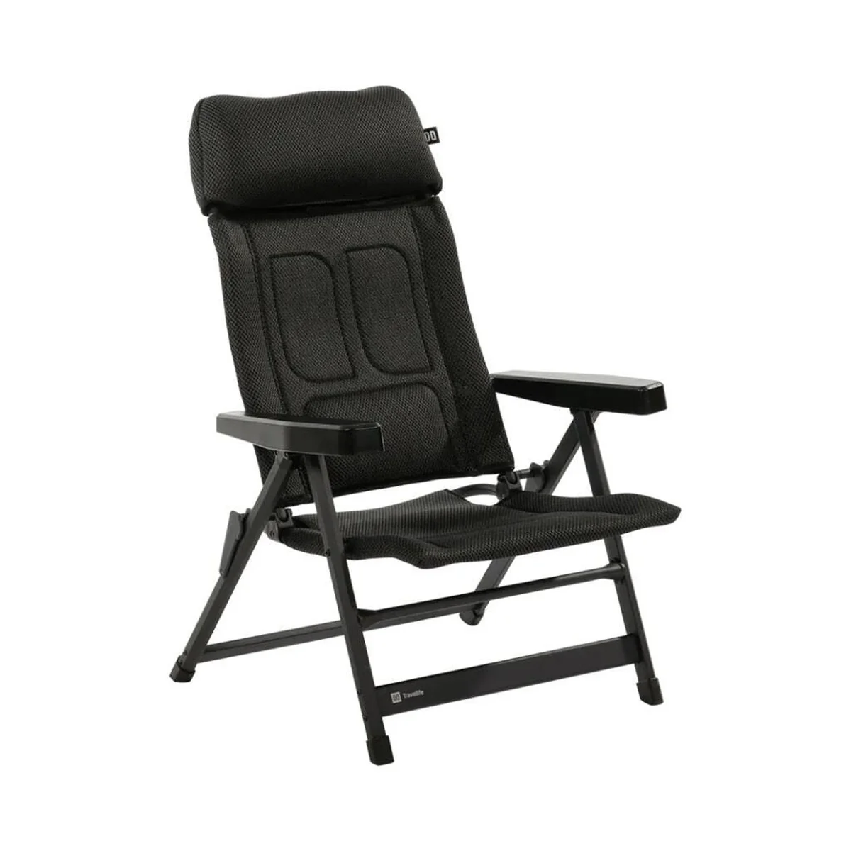 Travellife Lucca Recliner Lounge True Black 2130310 - Image 4