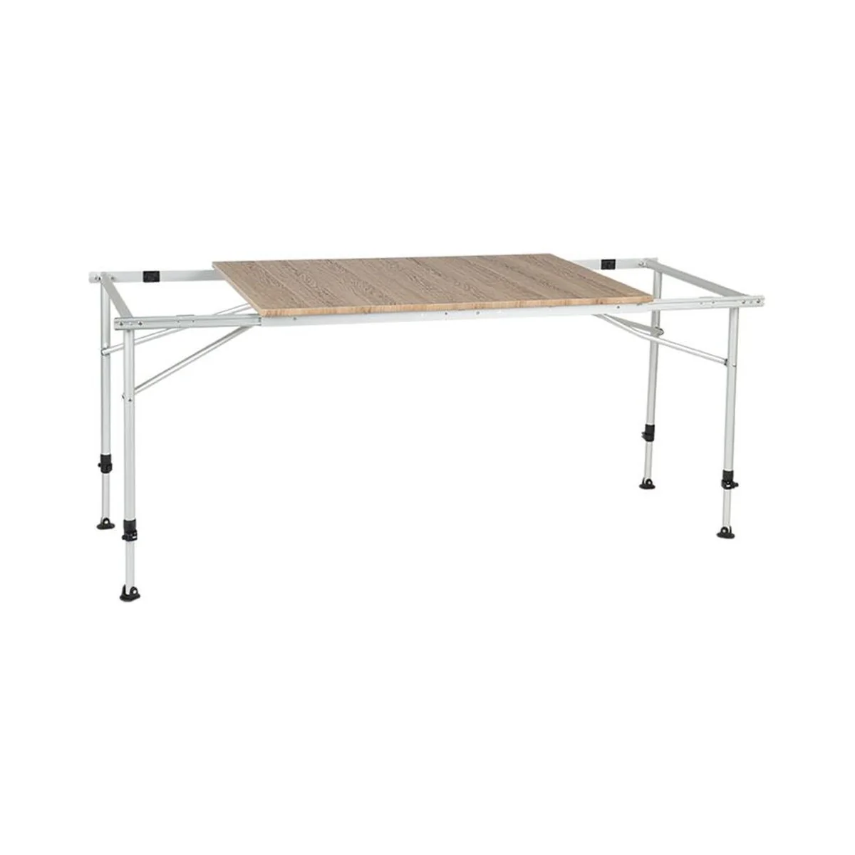 Travellife Sorrento Table Extendable Honeycomb Brown 100/140/180Cm 2129410 - Image 4