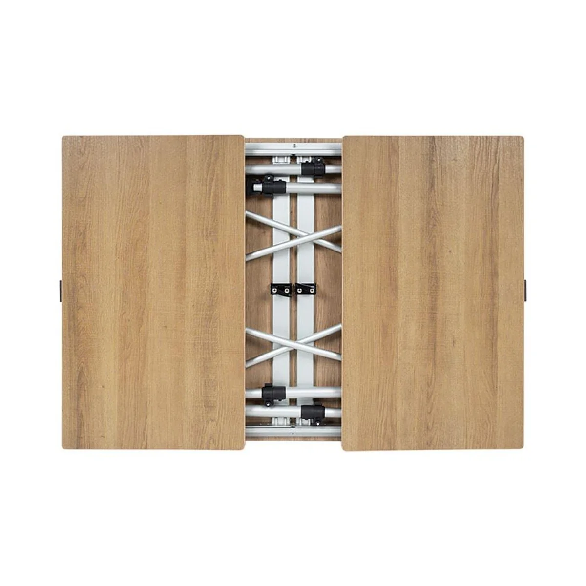 Travellife Sorrento Table Extendable Honeycomb Brown 80/110/140Cm 2129400 - Image 5