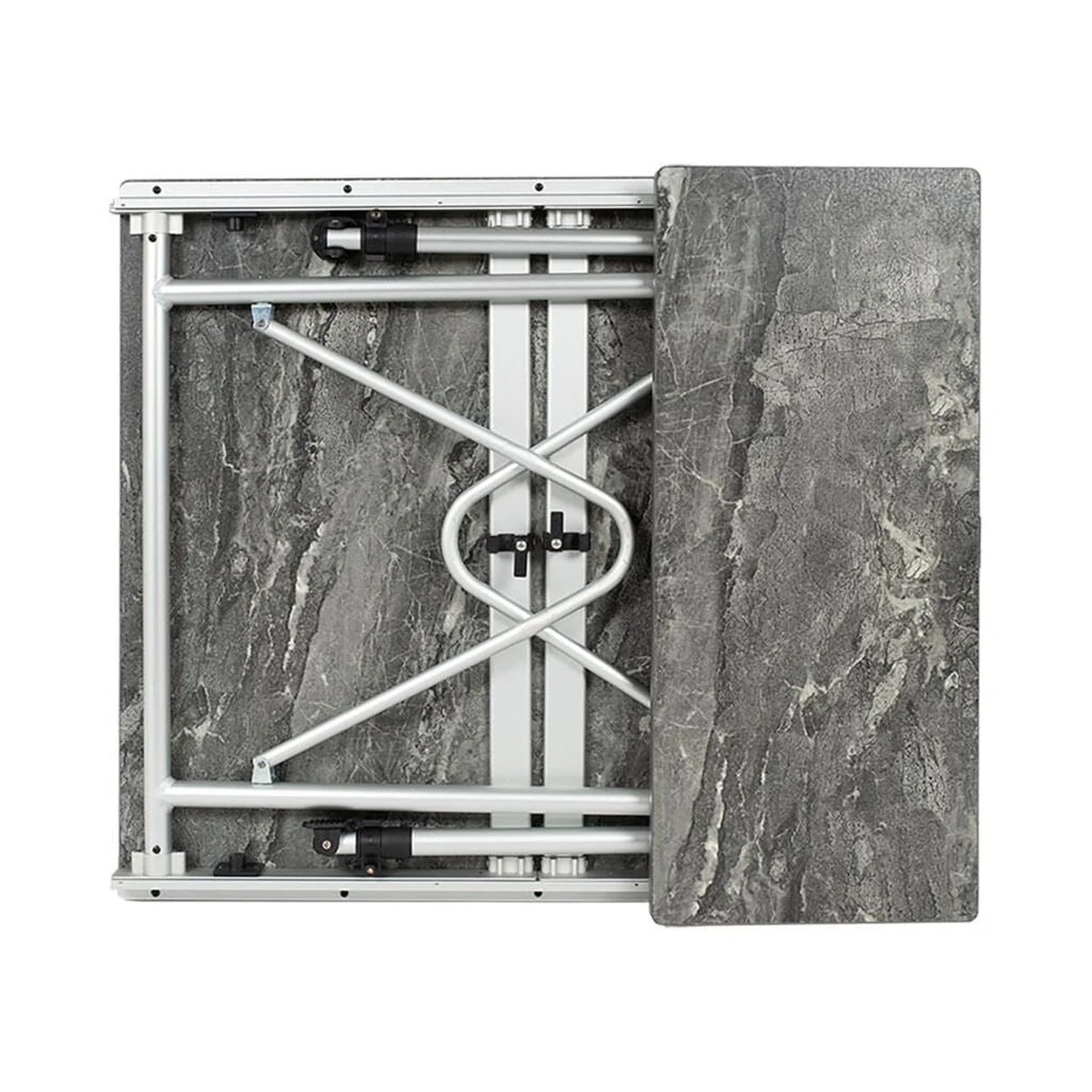 Travellife Sorrento Table Extendable Honeycomb Dark Grey 80/110/140Cm 2129380 - Image 4